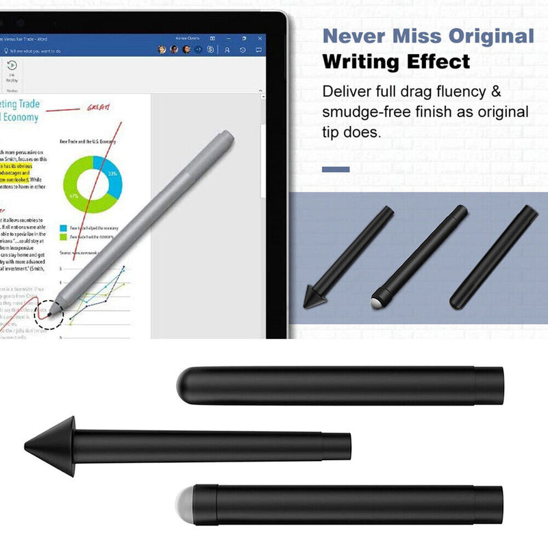 3pcs Pen Tips Stylus Replacement Kit HB 2H H for Microsoft Surface Pro 7 6 Newly