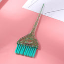 Dye Hair Brush Easy Clean Portable Salon Hair Tinting Color Brush (Green) Newly