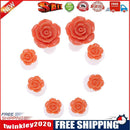 8pcs Silicone Toe Separator Dividers Polish Pedicure Nail Tools(Orange Bag)