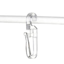 Accessories Fixing Holder Durable Sliding Hook Wall Ring Curtain Hooks Plastic