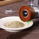 Kitchen Manual Grinding Bottle Pepper Grinder Spice Seasoning Jar (Brown)