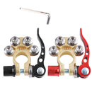 1 Pair Cable Post Clamp Shutdown Connectors Positive + Negative for Car Cars