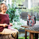 DIY Crochet Storage Bag Oxford Cloth Geometric Wool Sewing Thread Yarn Orga