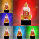 DIY Special Shape Dril Diamond Painting LED Mosaic Light Christmas Props Candle
