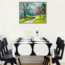 5D DIY Four Season Scenery Full Drill Diamond Painting Embroidery Craft(B)