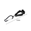 9pcs Glove Grabber Clamp Catcher Safety Working Clip Holder Hanger (Black)