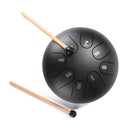 6 inch Ethereal Steel Tongue Drum 8 Tune Hand Pan Drum Tank w/ Mallets Drumstick