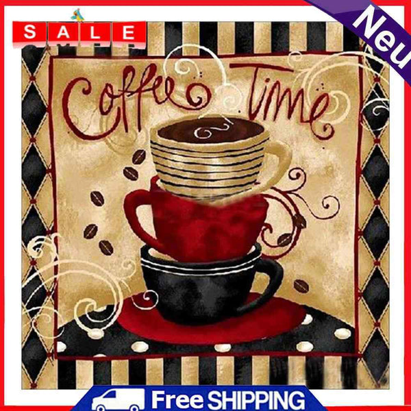 1989candy Diamond Embroidery Painting DIY Retro Coffee Full Drill Cross Stitch K
