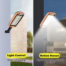 Light 160 LED Solar Street Light PIR Motion Sensor Lamp Smart Remote Control