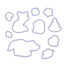 Snowvirtuos 1pc Carbon Steel Cutting Tools Stencils Animal Pattern Scrapboo