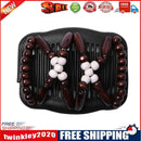 Magic Beads Double Hair Comb Clip Stretchy Hair Combs (White plus Brown)