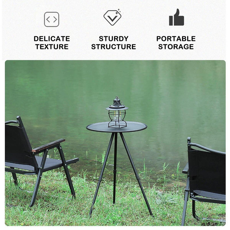 Aluminum Alloy Folding Round Table Camping SelfDriving Travel Equipment Portabl.