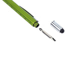 Ballpoint Pen Screwdriver Ruler Spirit Level Multifunction Pen(Green) Newly