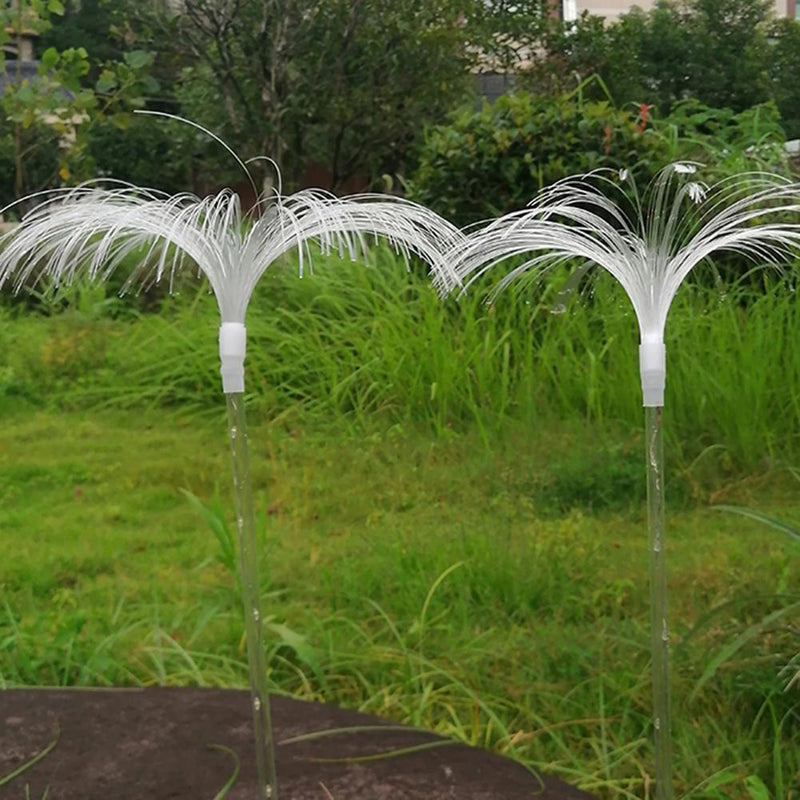Solar Fireworks Jellyfish Lights Waterproof Outdoor Landscape Street Lamps