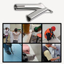Speed Welding Nozzle Triangular Hot Gun Head Welding Tip for Vinyl (4x6mm) Newly