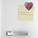 4pcs Full Drill Special Shaped Love Heart Pattern Diamond Painting Fridge M