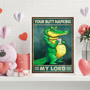 Oil Paint by Numbers Crocodile Canvas Artwork Living Room Picture Decoration Kit
