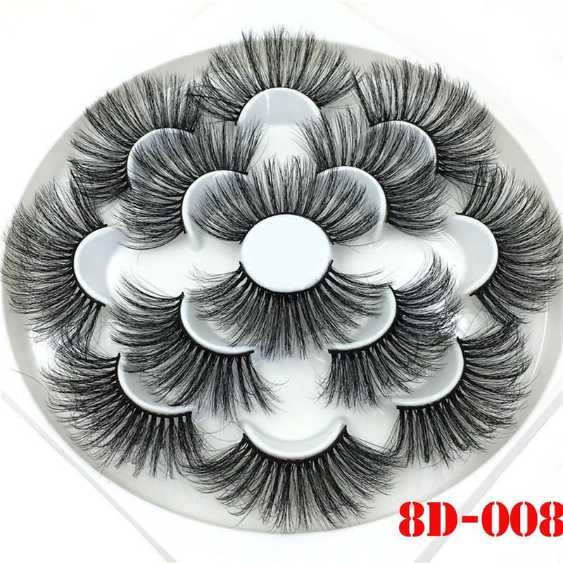 Dramatic Long Handmade 25mm Lash Lash Extension 8D Mink False Eyelashes