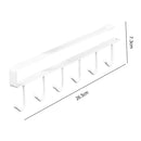 Seamless Towel Storage Wall Mounted Hanger Punch Free Wardrobe Door Back Rack
