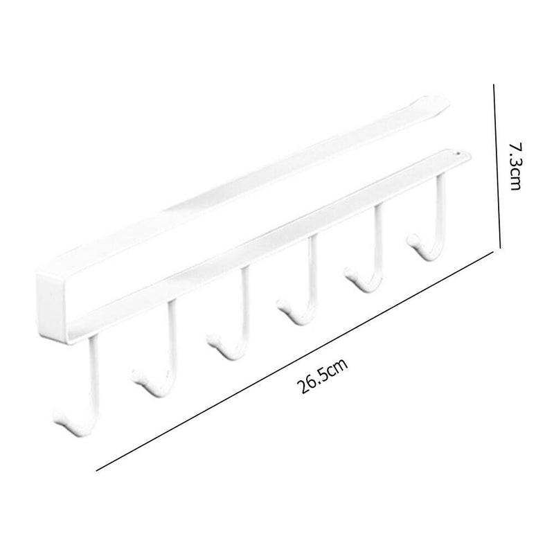 Seamless Towel Storage Wall Mounted Hanger Punch Free Wardrobe Door Back Rack