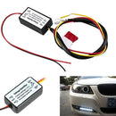 Car LED DRL Relay Harness Automatic On/Off Control Module Dimmer 12-18V DC Newly