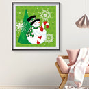 5D DIY Full Round Drill Diamond Painting Snowman Mosaic Rhinestone Drawing