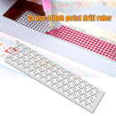 125 Diamond Painting Tools Square Drill Cross Stitch Point Drill Ruler (A)