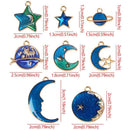 Stars Moon Pendant Material Dangle Charms DIY Earrings Jewelry Pendants