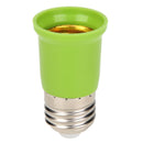 E27 to E27 Conversion Lamp Head Extension Base Adapter (Thread Green) Newly