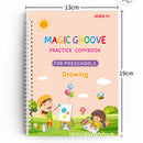 4 Books Calligraphy Handwriting Copybook Set Kids Writing English Lettering