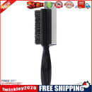 Double Sided Edge Control Hair Comb Styling Eyebrow Brush Tool (Black)