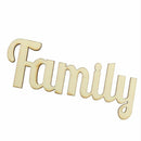 Script Alphabet Tree Crafts Wedding Wooden Letters DIY Family Word Decorations