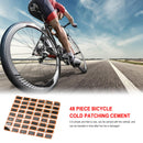 48pcs Round Bicycle Tire Repair Rubber Patches without Glue Self Adhesive Newly
