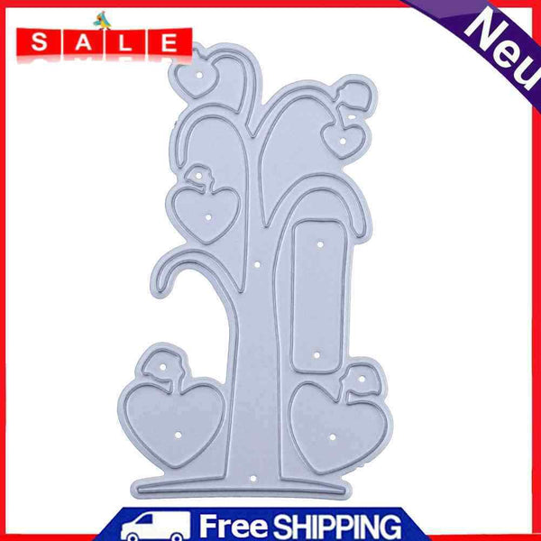 Snowvirtuos Love Heart Tree DIY Metal Stencil Scrapbook Crafts Embroidery S