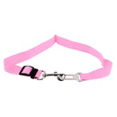 Adjustable Dogs Car Seat Belt Harness Pets Safe Seat Traction Rope (Pink)