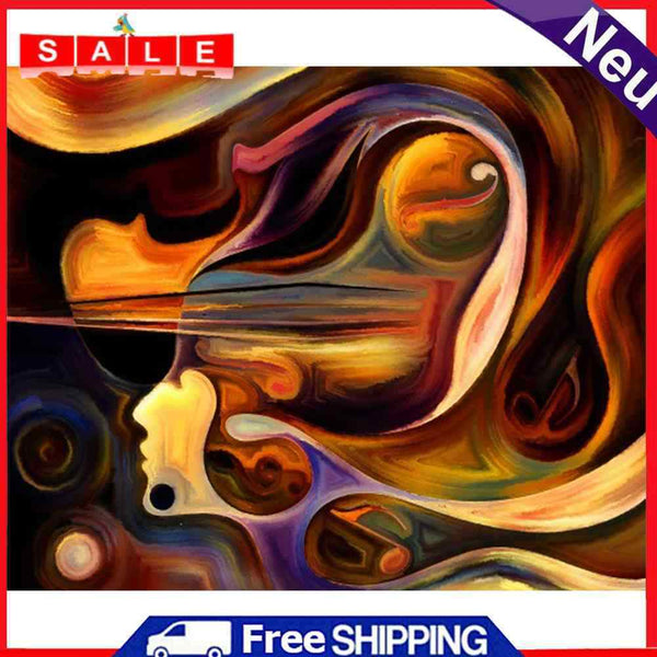 Oil Paint By Numbers Picture DIY Drawing Modern Abstract Art Drawing on Canvas