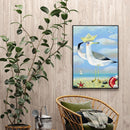 Captain Seagull Oil Paint By Numbers Kits Canvas Picture Wall Art DIY Craft