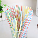 Drinking Straws Colourful Plastic Drinking Straws (200 Pack Ordinary) Newly