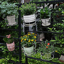 Sill Home Decor Guardrail Planter Pot Stand Hanging Flower Pot Rack Balcony