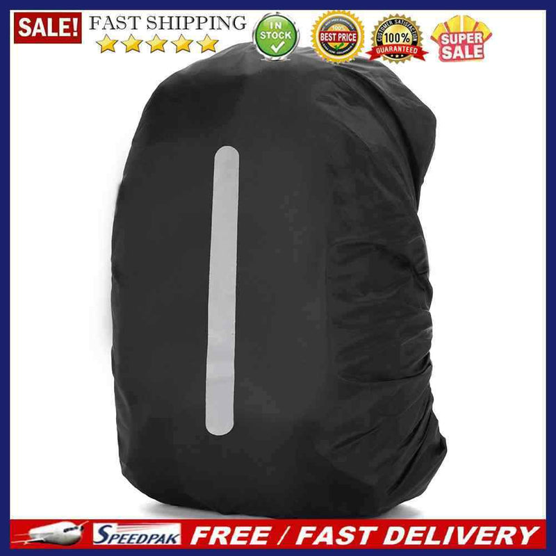 Reflective Waterproof Backpack Rain Cover Outdoor Sport Cycling Safety Rain