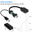 HDMI Male to Display Port Female Converter HDMI to DP Cable USB Powered Adapter