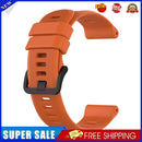 Silicone Strap Bracelet Comfortable Band for Garmin Forerunner 745 (Orange)