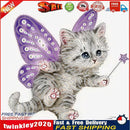 5D DIY Part Special Shaped Drill Diamond Painting Cat Art Decor (YX292) Newly