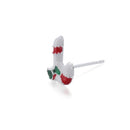 Jewelry Gift Deer 8Pcs/Set Santa Stud Earrings Xams Christmas Tree Snowflake