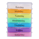 7 Days Weekly Pill Box Storage Case Healthcare Tablet Sorter B