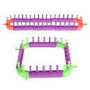 Spliced Loom Braided Frame Knitting Looms Long Ring Set with Hook Needles