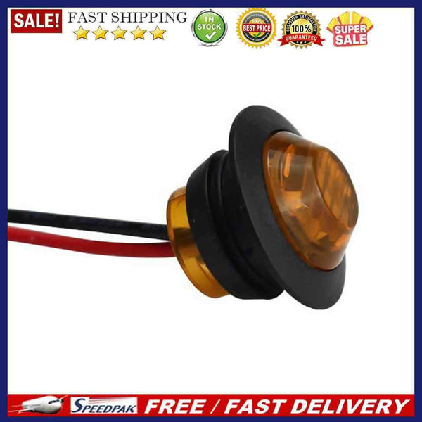 5pcs 12V-24V 3 SMD LEDs Truck Turn Signal Lamp Trucks Clearance Lights Windproof