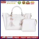 2pcs/set Casual Women Crossbody Top-handle Bags Solid Color Shoulder Handbags