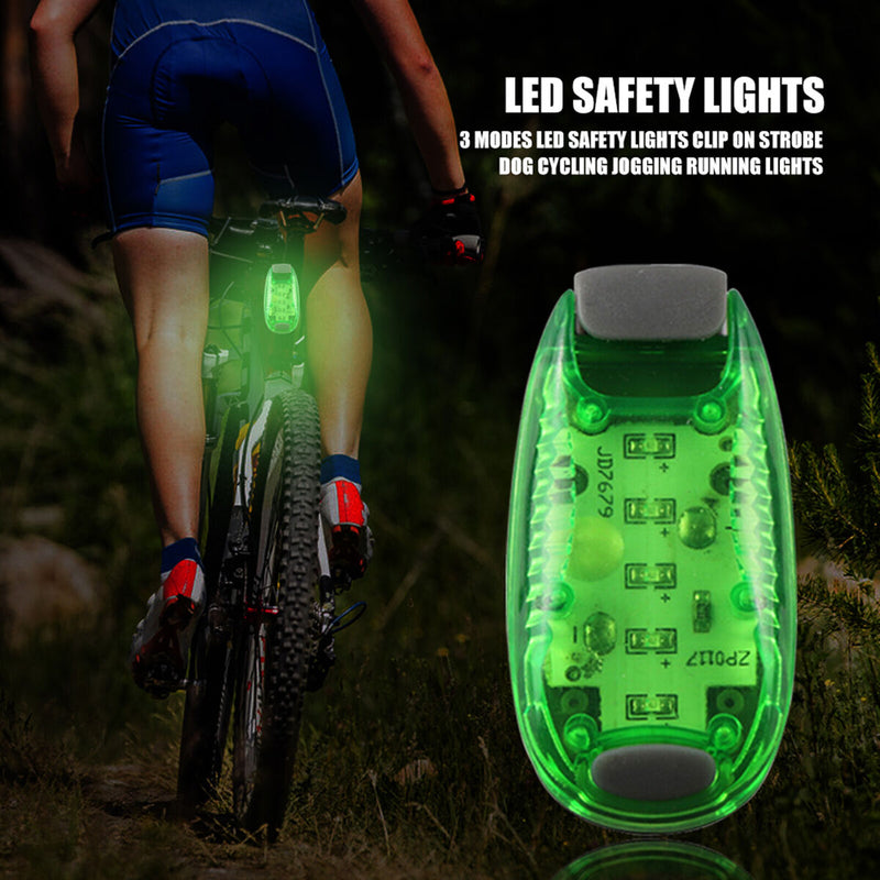 LED Safety Light Warning Flashing Light with 3 Light Modes 2 Pack (Green)
