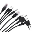 NI5L 8-in-1 USB Programming Walkie Talkie Cable Sets for Baofeng for Mot